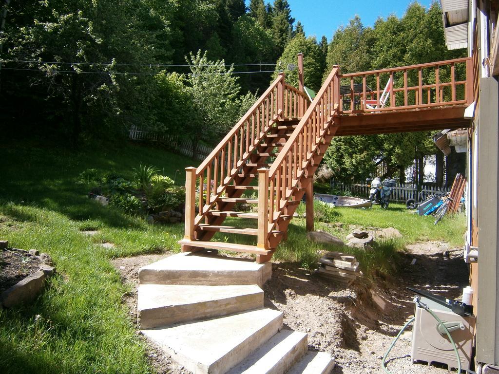 Apartement Mirador Du Fjord L'Anse-Saint-Jean Bagian luar foto